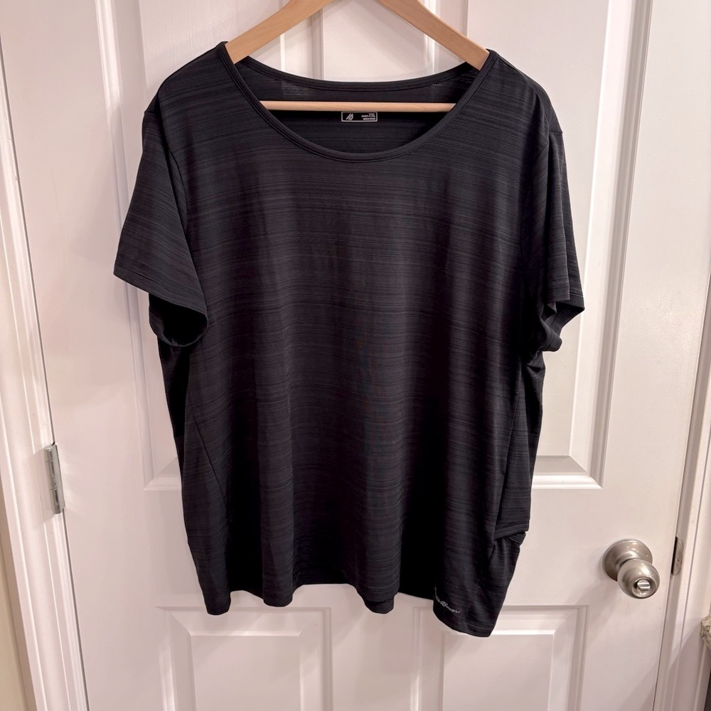 Eddie Bauer Athletic Black Stripe Short Sleeve Tee 2XL